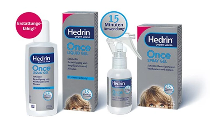 Hedrin Once Liquid Gel und Spray Gel Hedrin Once Liquid Gel und Spray Gel